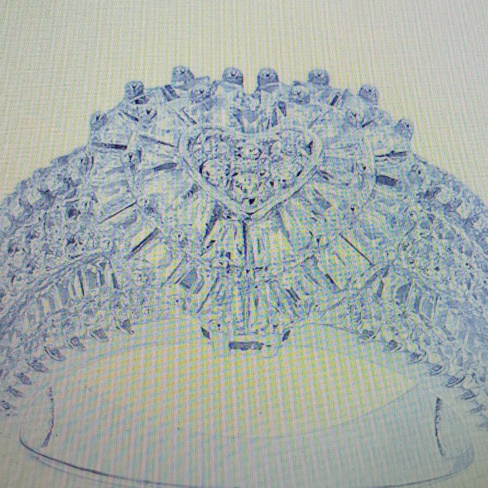 CZ Rhodium over Silver Heart Ring 7